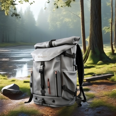 Unisex Outdoor Sports 60L Кампинговый рюкзак с водонепроницаемой крышкой и мягкой спиной