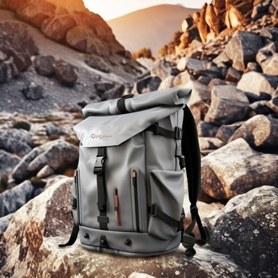 Unisex Outdoor Sports 60L Кампинговый рюкзак с водонепроницаемой крышкой и мягкой спиной