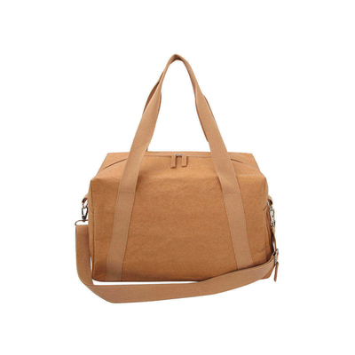Отличные Kraft Paper Gym Brown Tote Baggage Туристические сумки с износостойкостью