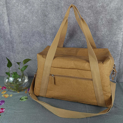 Отличные Kraft Paper Gym Brown Tote Baggage Туристические сумки с износостойкостью
