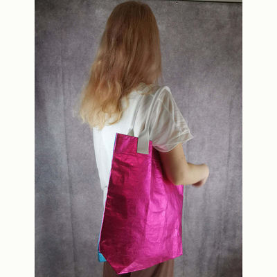 Модный стиль с одной ручкой Kraft Paper Household Storage Bag Tote Bag Большая емкость