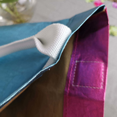 Модный стиль с одной ручкой Kraft Paper Household Storage Bag Tote Bag Большая емкость
