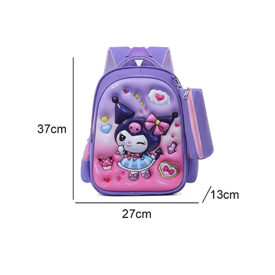на заказ 2024 3D Sanrio Мультфильм Печать детский детский рюкзак Студенческий рюкзак Водонепроницаемая детская рюкзак для детей школьный рюкзак