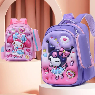 на заказ 2024 3D Sanrio Мультфильм Печать детский детский рюкзак Студенческий рюкзак Водонепроницаемая детская рюкзак для детей школьный рюкзак